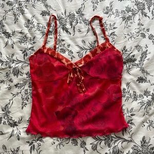 Y2K mesh tank top
